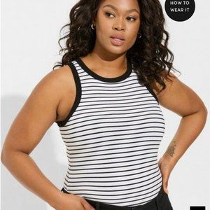 Torrid Super Soft Rib High Neck Tank Top